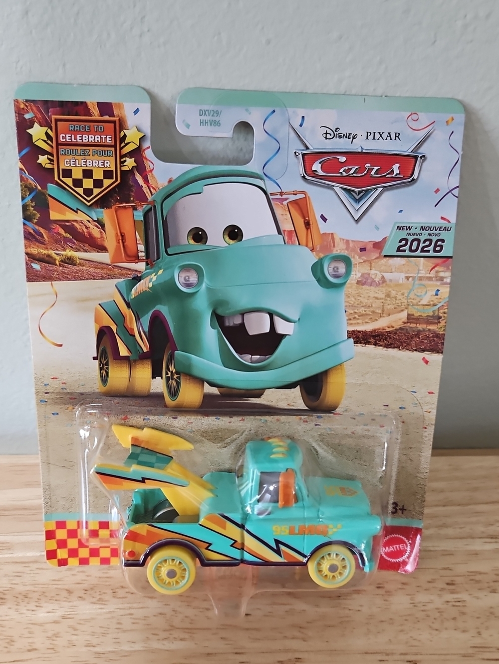 Disney Pixar Cars 2026 Race to Celebrate Mater 1:55 Diecast NIP
